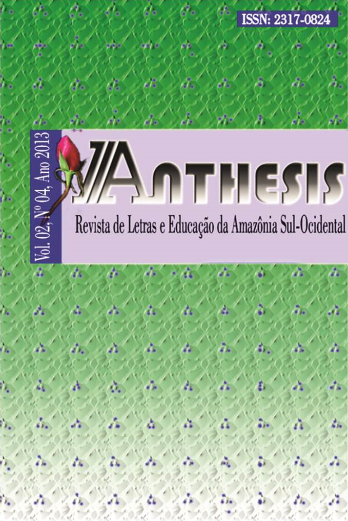 					Visualizar v. 2 n. 4 (2013): Anthesis
				